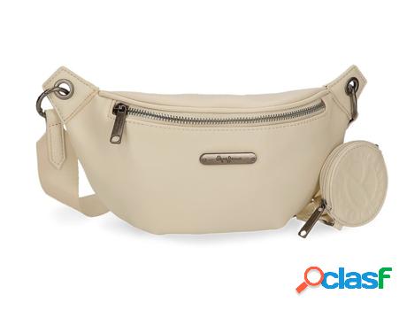 Maletine PEPE JEANS Salma Sintético Mujer (Beige)