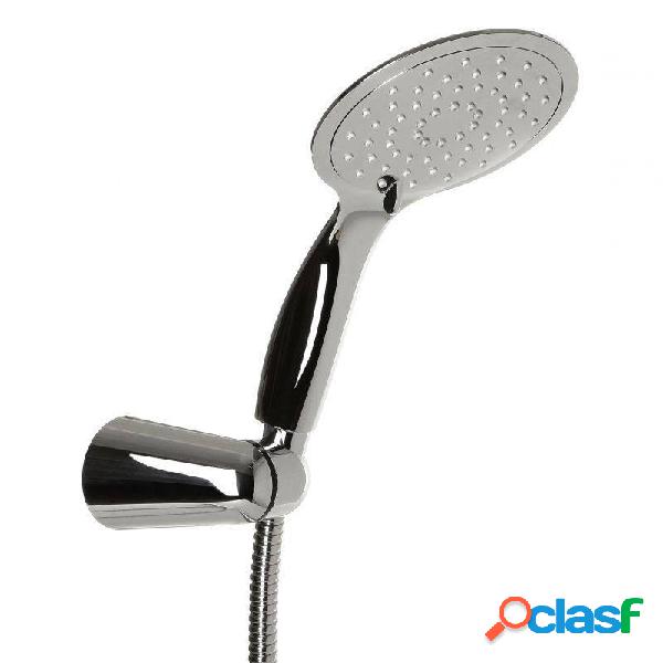 Mango Ducha 3 Posiciones Flexo Soporte Kit 1,5Mt Cromo