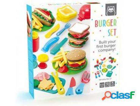 Masa para Moldear EUREKAKIDS Kit Hamburguesa (Edad Mínima: