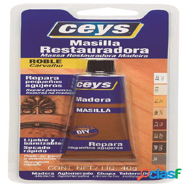 Masilla restauradora de madera Roble 40g Ceys