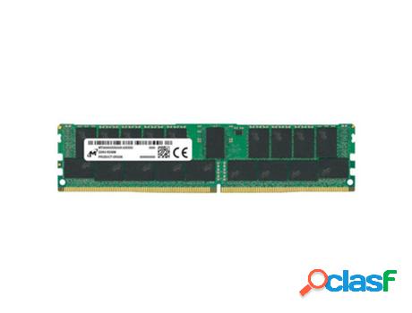 Memoria RAM DDR4 MICRON (1 x 32 GB - Verde)