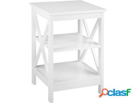 Mesa Auxiliares Foster (Blanco - MDF -40x40x60 cm)