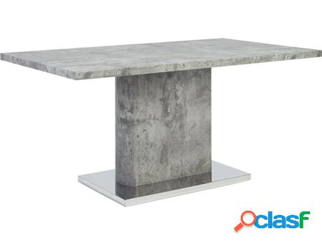 Mesa de Comedor Pasadena (Gris - MDF -160x90x76 cm)