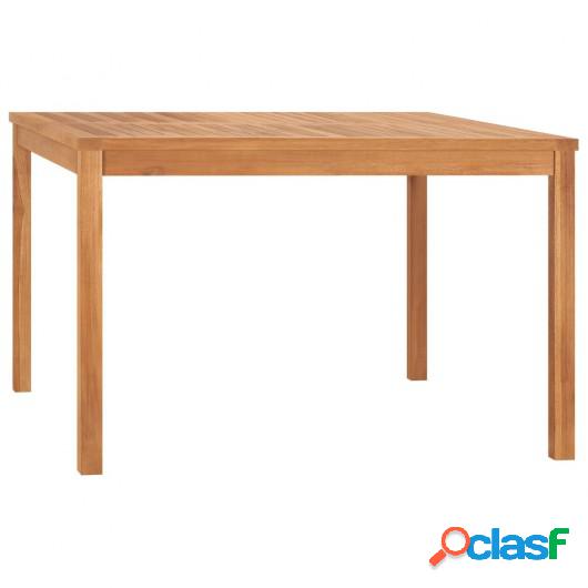 Mesa de comedor para jardín madera maciza de teca