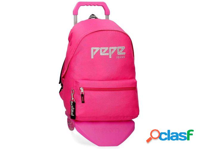 Mochila con Ruedas PEPE JEANS Rosa (31 x 42 x 17.5 cm)