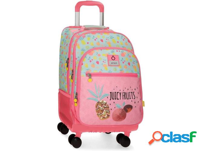 Mochila con Trolley ENSO Juicy Fruits Multicolor 4 Ruedas