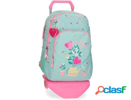 Mochila con Trolley MOVOM Flower Pot (Verde - 33 x 45 x 17