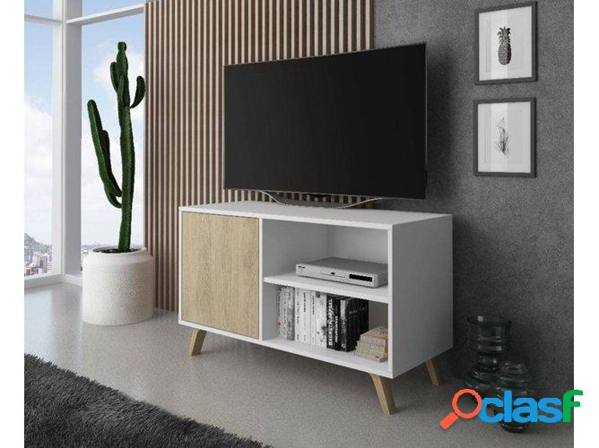 Mueble de TV SKRAUT HOME Wind (Blanco - Puccini - Melamina,