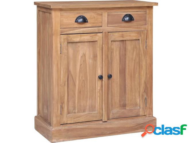 Mueble lateral VIDAXL teca maciza (65x30x75 cm)