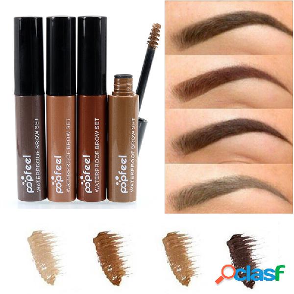 POPFEEL Gel para cejas impermeable duradero de 4 colores en