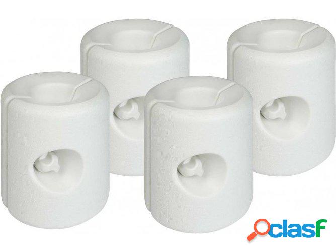 Pack de 4 Soportes para Carpas AKTIVE 62201 Blanco