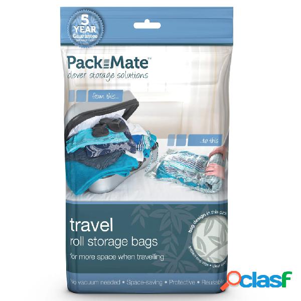 Packmate Juego 4 bolsas almacenamiento al vacío azul PAC002