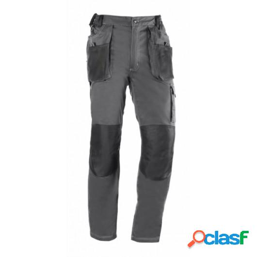 Pantalon Trabajo L 68% Algodon 30% Poliester Gris/Negro 171
