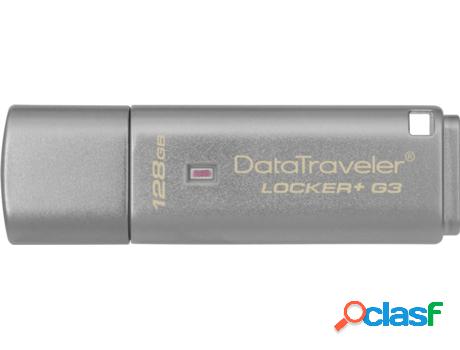 Pendrive USB KINGSTON Data Traveler Locker y G3 (128 GB -