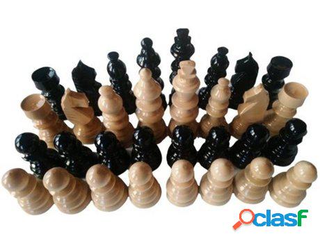 Piezas de Ajedrez MAGICPUZZLEBOX AZI en Madera (Blanco y