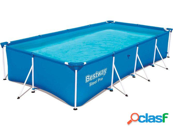 Piscina Tubular BESTWAY Azul (400x211x81cm)