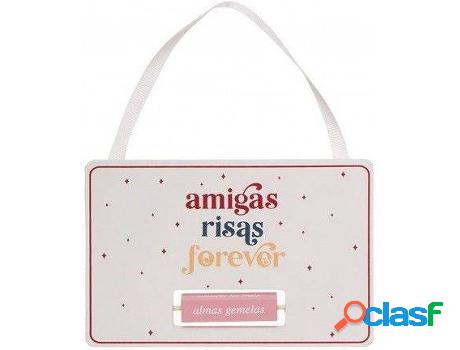 Placa HOGAR Y MÁS Amiga Risa Forever (multicolor)