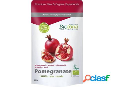 Pomegranate Raw Semillas de Granada Bio BIOTONA (200 g)