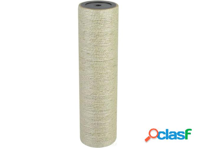 Puesto Rascador para Gatos VIDAXL Beige (8x30cmx8mm)
