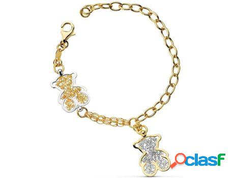 Pulsera FALOMIR (Oro - Plateado y Dorado - 19 cm)