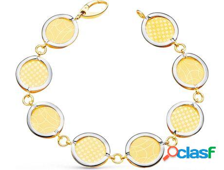 Pulsera FALOMIR (Oro - Plateado y Dorado - 20.5 cm)