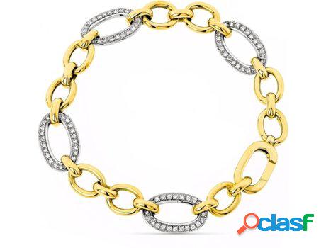 Pulsera FALOMIR (Oro - Plateado y Dorado - 20 cm)