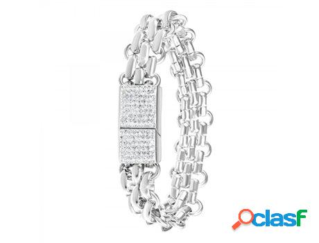 Pulsera SC_CRYSTAL (Acero - 16cm)