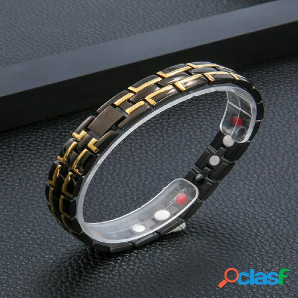 Pulsera de cadena de acero inoxidable para hombre de 12 mm 4