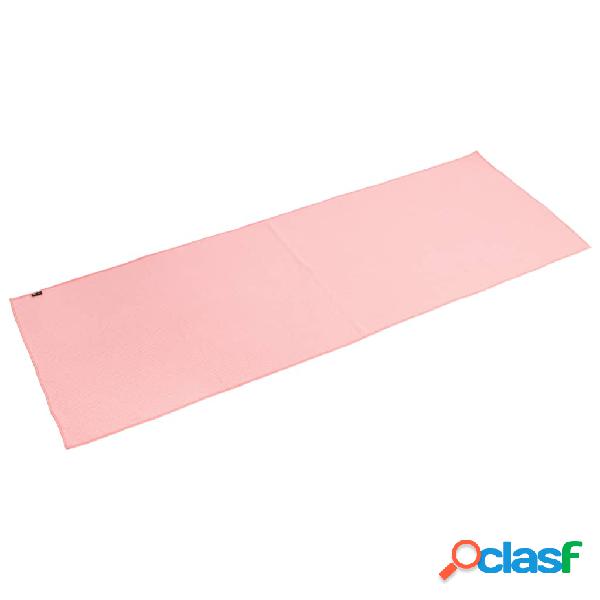 Pure2Improve Toalla de yoga antideslizante rosa