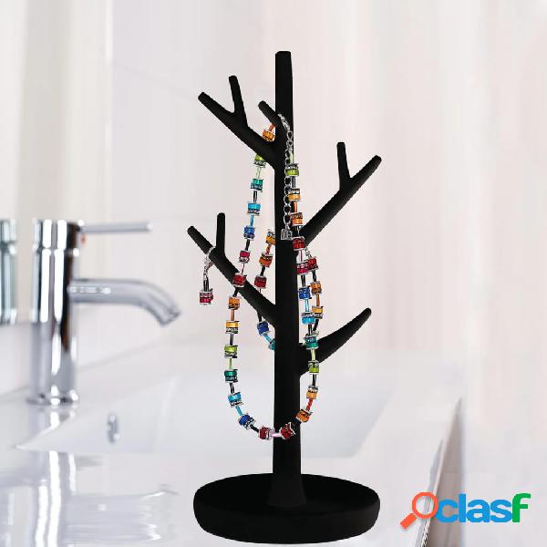 RIDDER Joyero con forma de árbol Lena poliresina negro