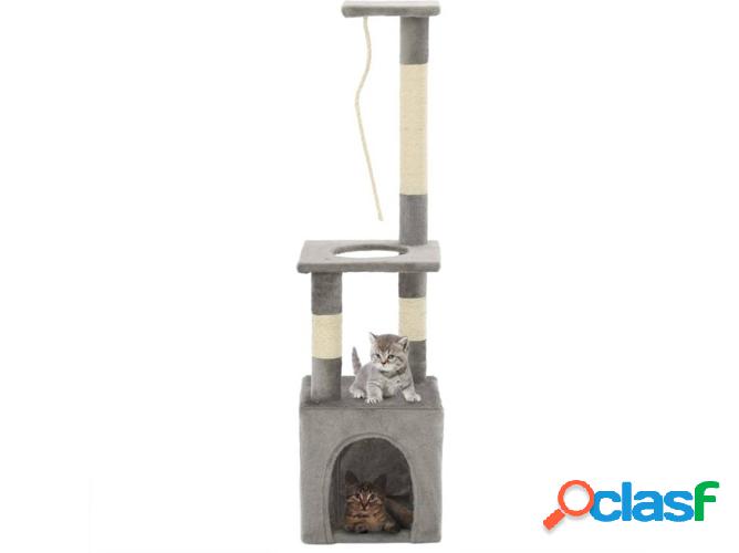 Rascador Árbol VIDAXL Sisal Gris (109cm)