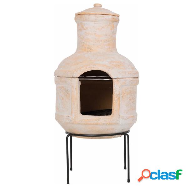 RedFire Chimenea Lima con parrilla arcilla de paja 86033