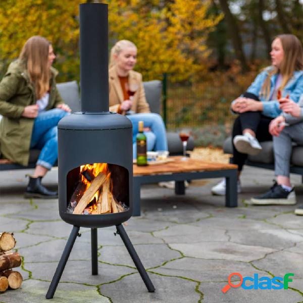RedFire Chimenea de jardín Fuego negro pequeña
