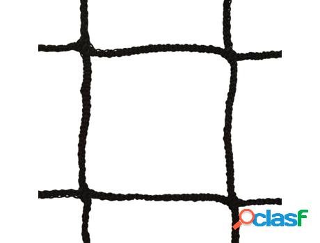 Rede SPORTI FRANCE PP trenzado 4mm malla simple 100 Negro