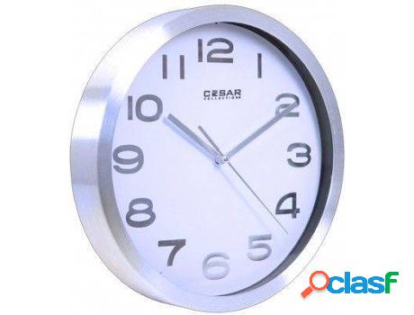 Reloj HOGAR Y MÁS Pared Aluminio Original (36 cm)
