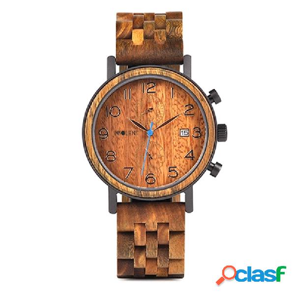 Reloj de madera y acero HARL ROCK | by Insolent