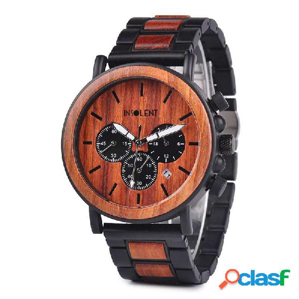 Reloj madera y acero AKBA MATHIS | by Insolent