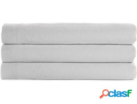 Sábana MISSUNA Algodón Orgánico Percal (Gris - 240x280
