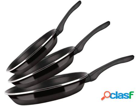 Set 3 Sartenes FAGOR Optimax (Acero Inoxidable - 20-24-28