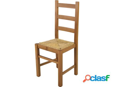 Silla T M C S Rustica (Marrón Roble - 97x43x40 cm - Madera)