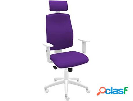 Silla de Escritorio Operativa LA SILLA DE CLAUDIA Job Morado