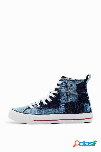 Sneakers altas denim