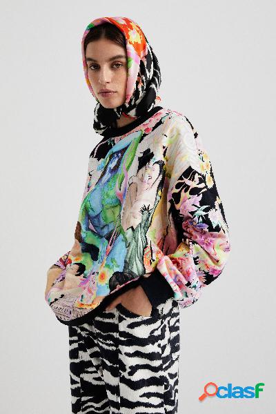 Sudadera felpa oversize