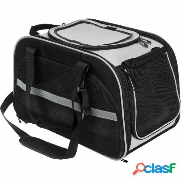 TRIXIE Casa y bolso trasportín para mascotas Valery negro y
