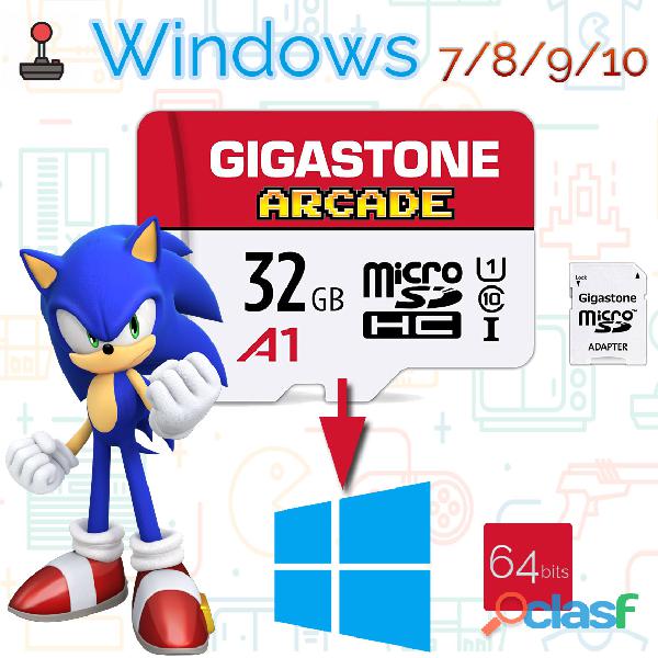 Tarjeta SD 32 Gbs para Windows 7600 juegos