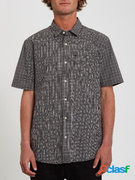 Volcom Camisa Mini Check Woven - BLACK