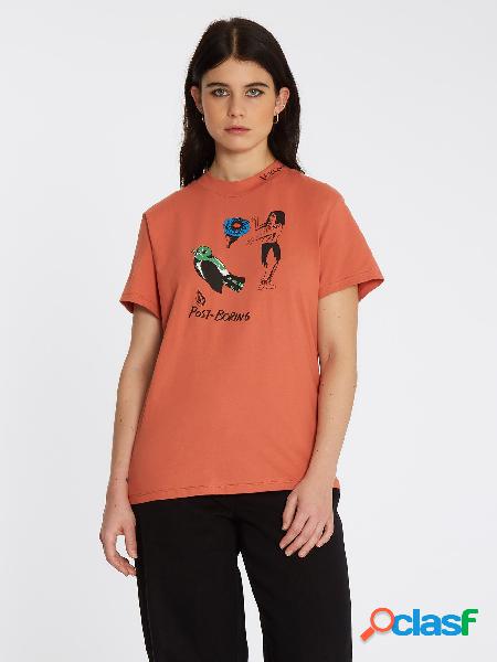 Volcom Camiseta Bob Mollema - TERRA COTTA