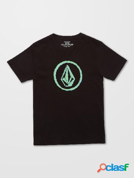 Volcom Camiseta Circle Stones - BLACK - (NIÑOS)
