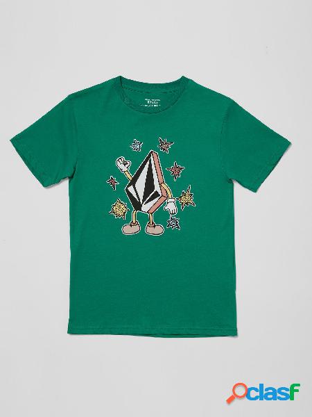 Volcom Camiseta Fizz Stone - SYNERGY GREEN (Niños)