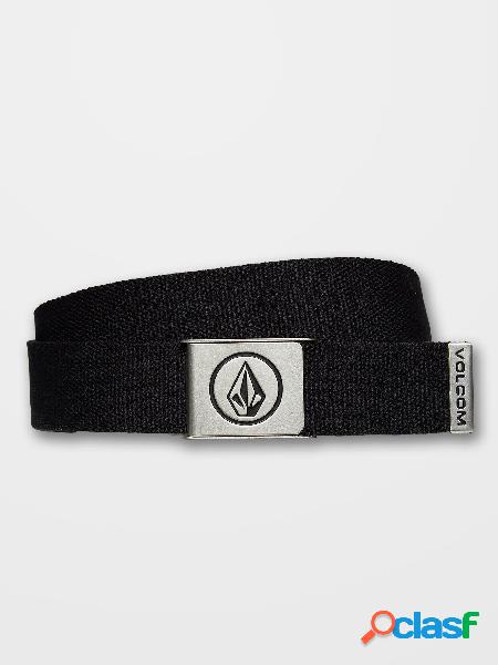 Volcom Cinturón Circle Web - BLACK